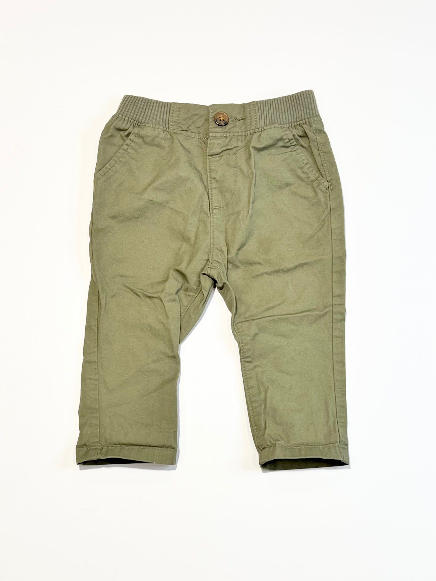 Green pull on pants - Size 0