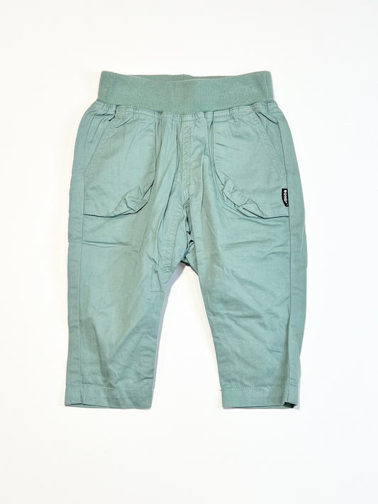 Green pull on pants - Size 0