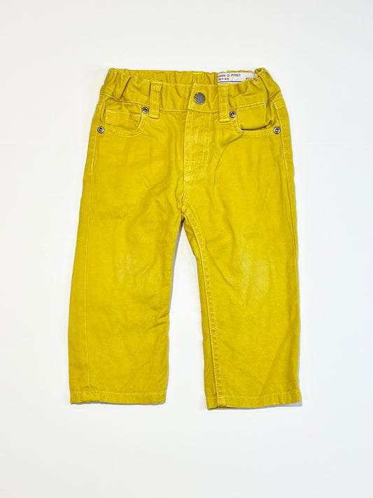 Yellow pants - Size 9-12 months