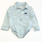 Denim bodysuit - Size 6-9 months