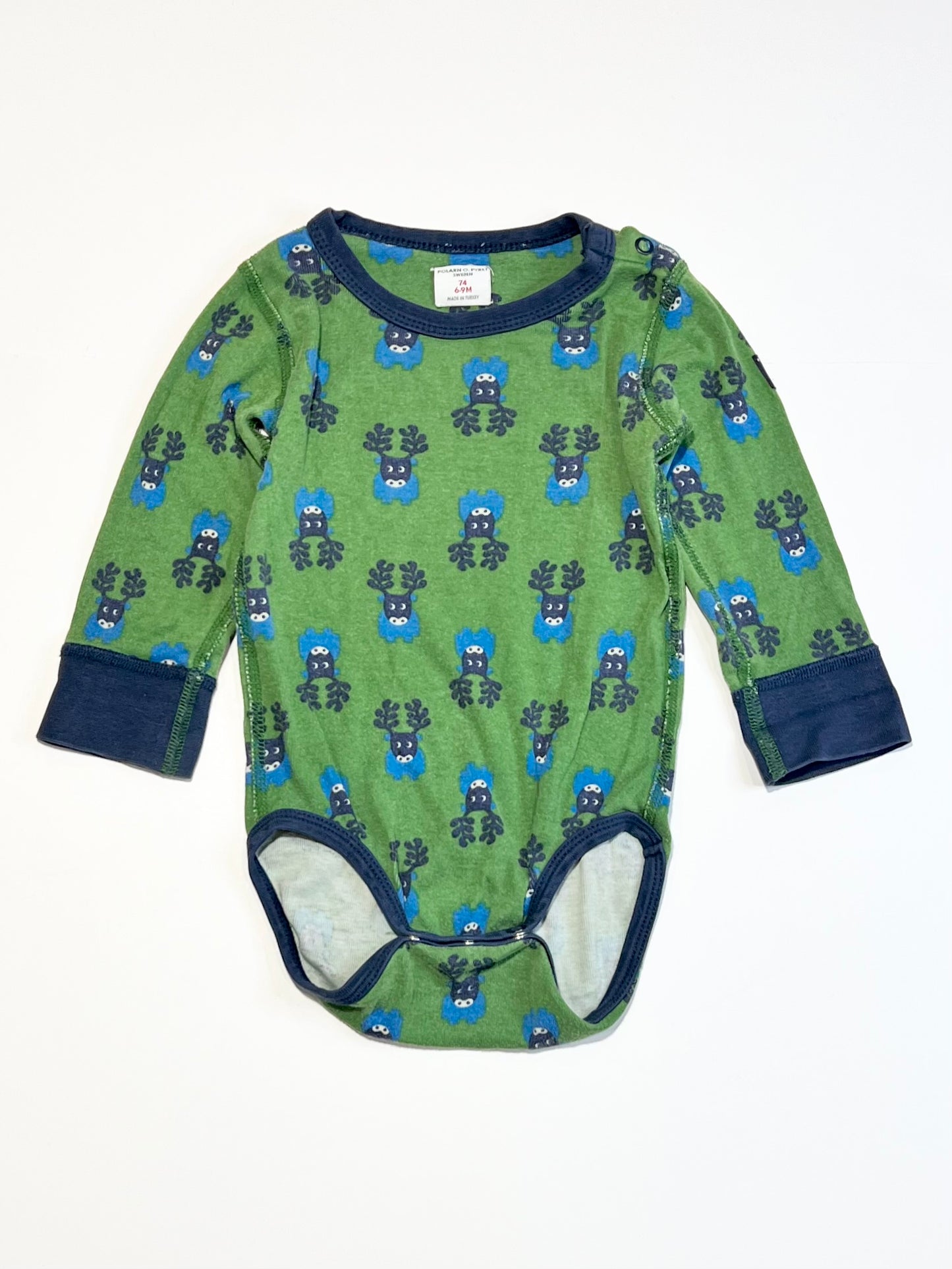 Ribbed moose bodysuit - Size 6-9 months