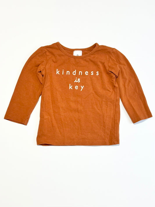 Kindness is key top - Size 0