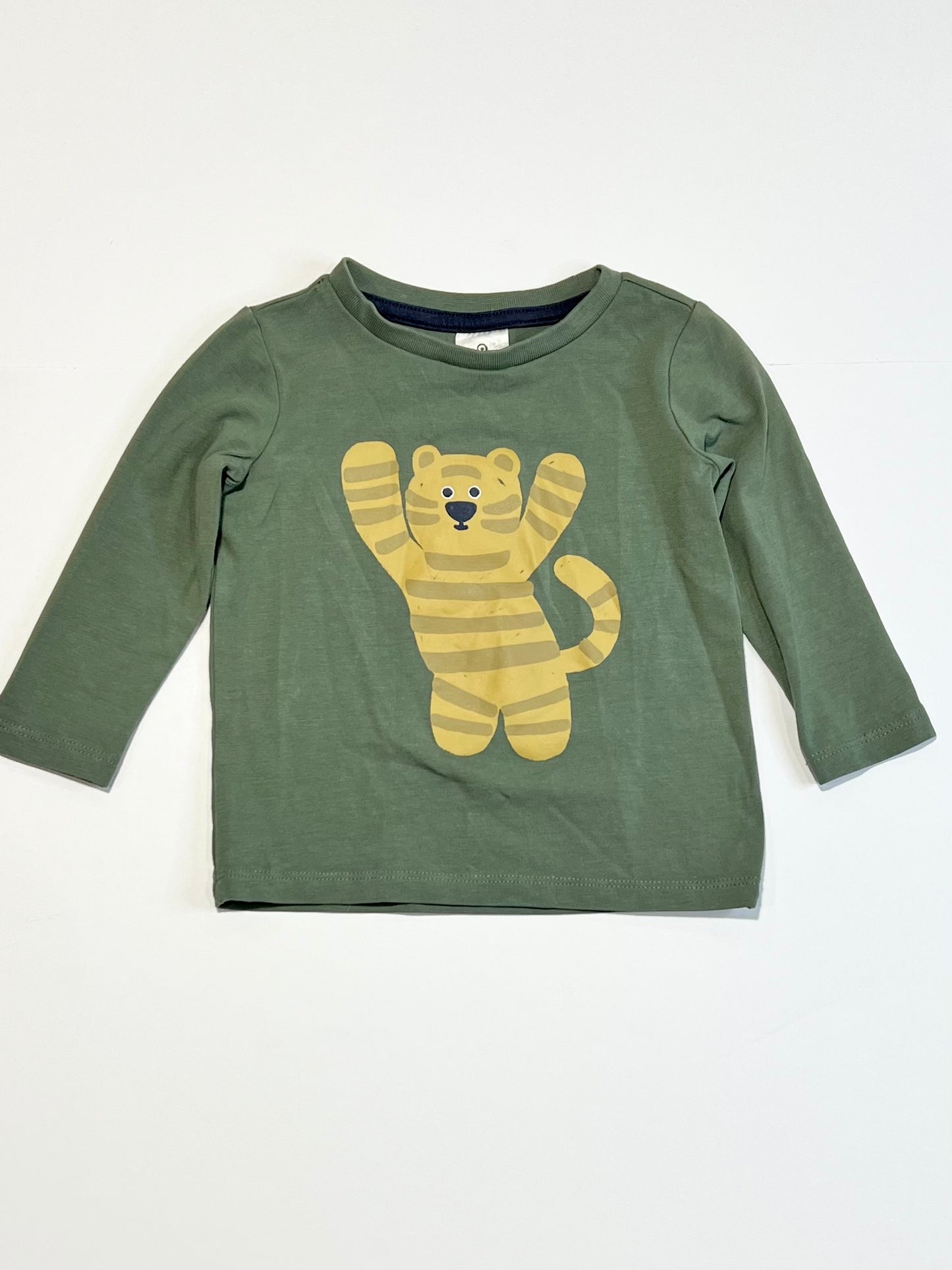 Green tiger top - Size 0