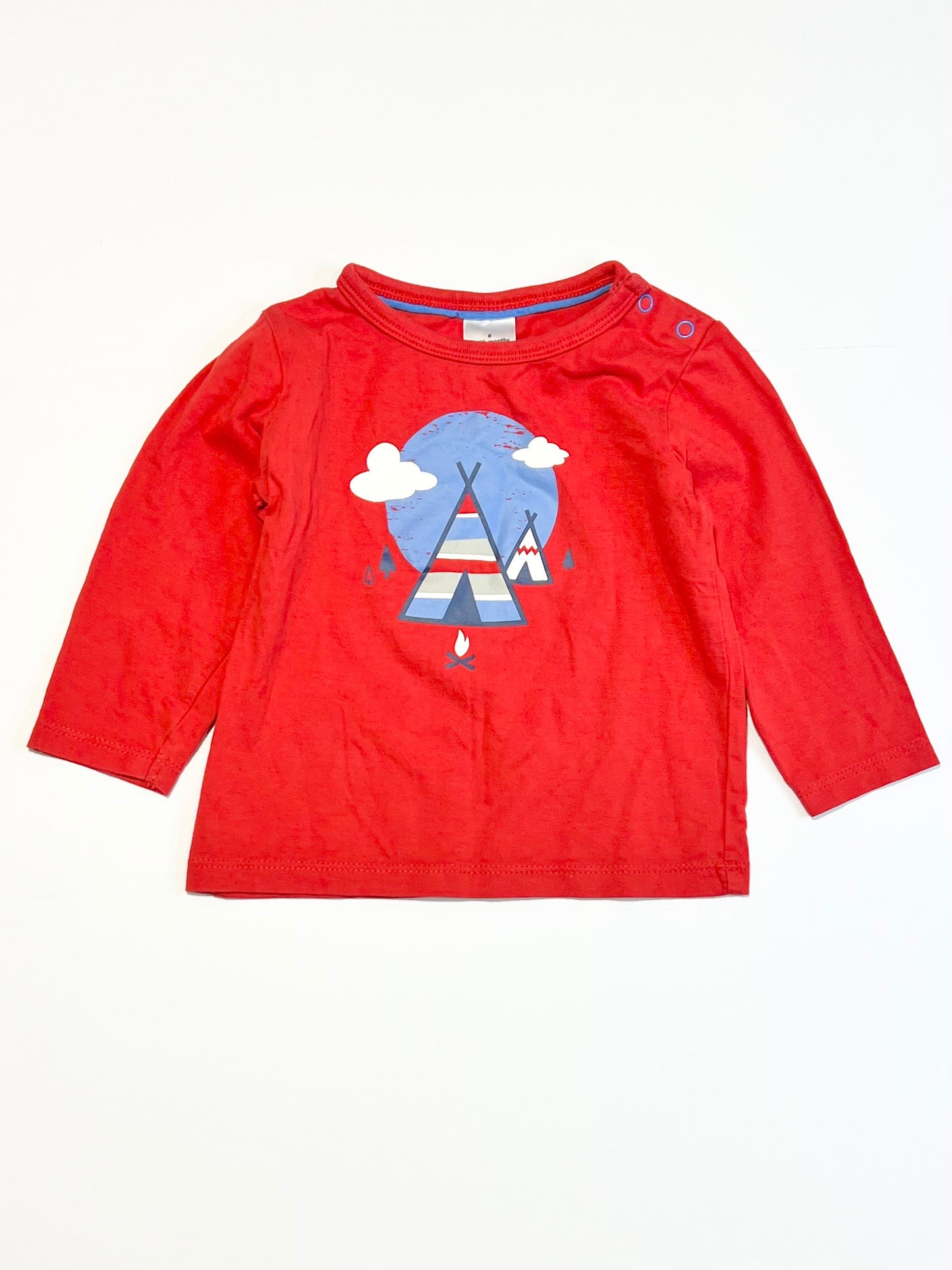 Red teepee top - Size 0