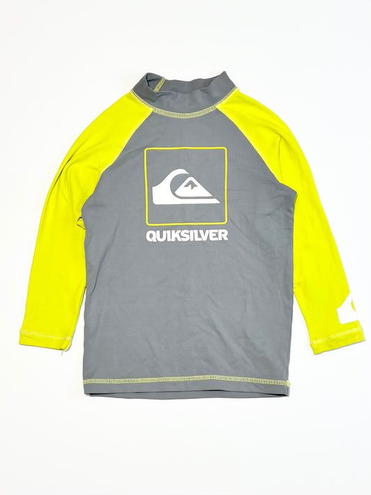 Grey logo rashie - Size 4