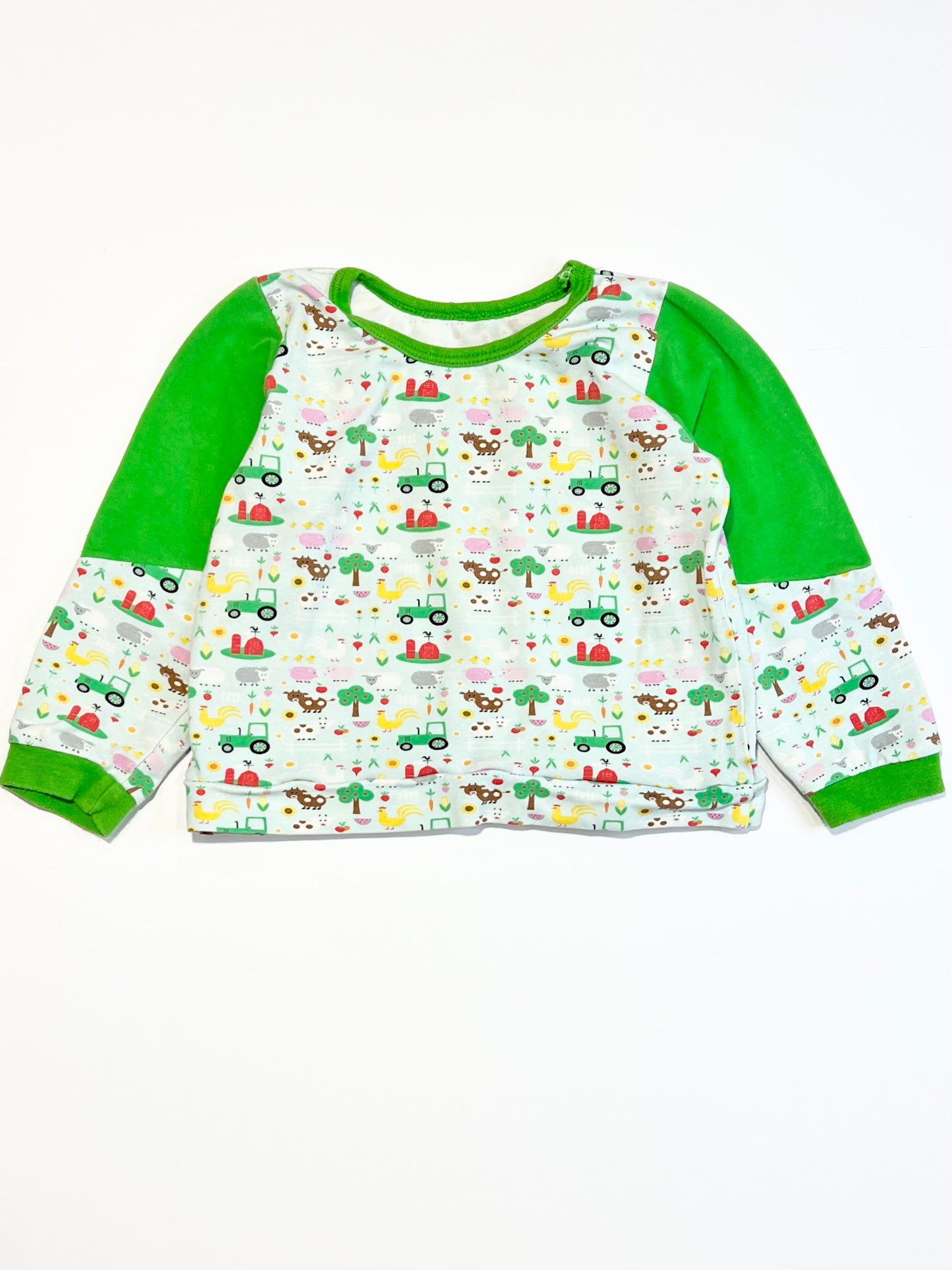 Farm animals top - Size 6-9 months