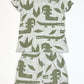 Ribbed croc pyjamas - Size 4