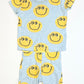 Ribbed smiley pyjamas - Size 4