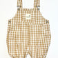 Gingham shortalls - Size 4