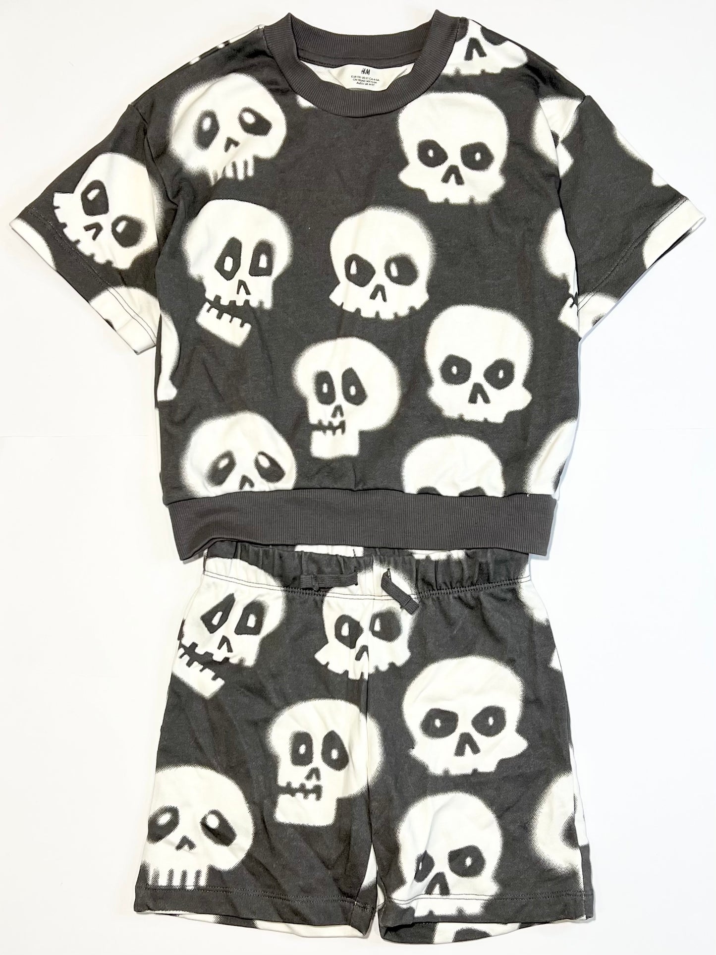 Grey skull set - Size 4-5