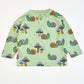 Snails and mushrooms top - Size 9-12 months