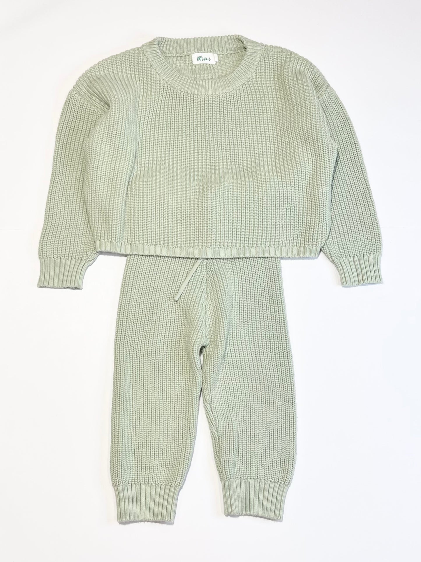 Green knit set - Size 0