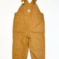 Brown overalls - Size 9-12 months