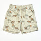 Tan tiger shorts - Size 4