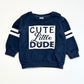 Cute little dude sweater - Size 0