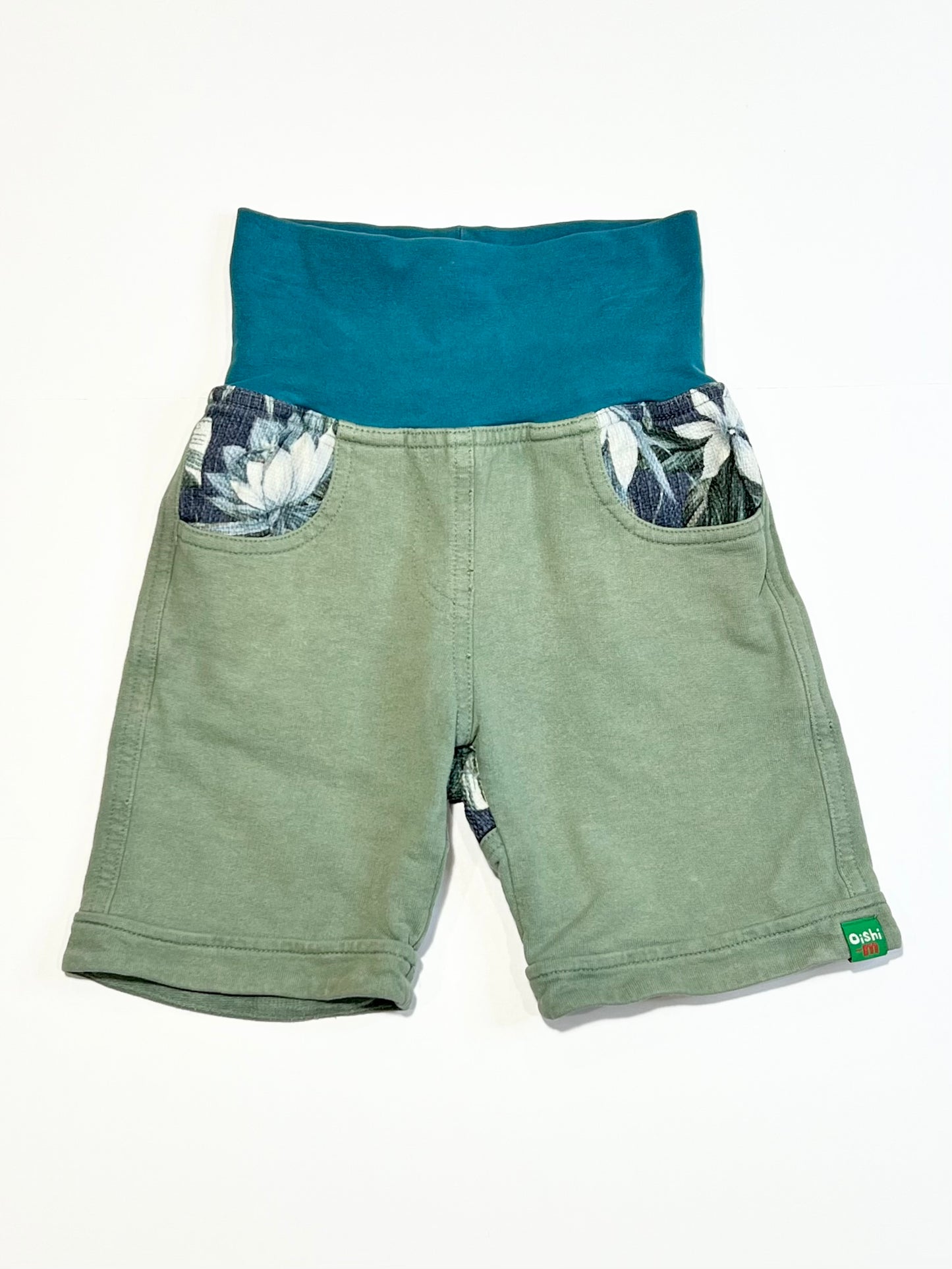 Jersey pull-up shorts - Size 4-5