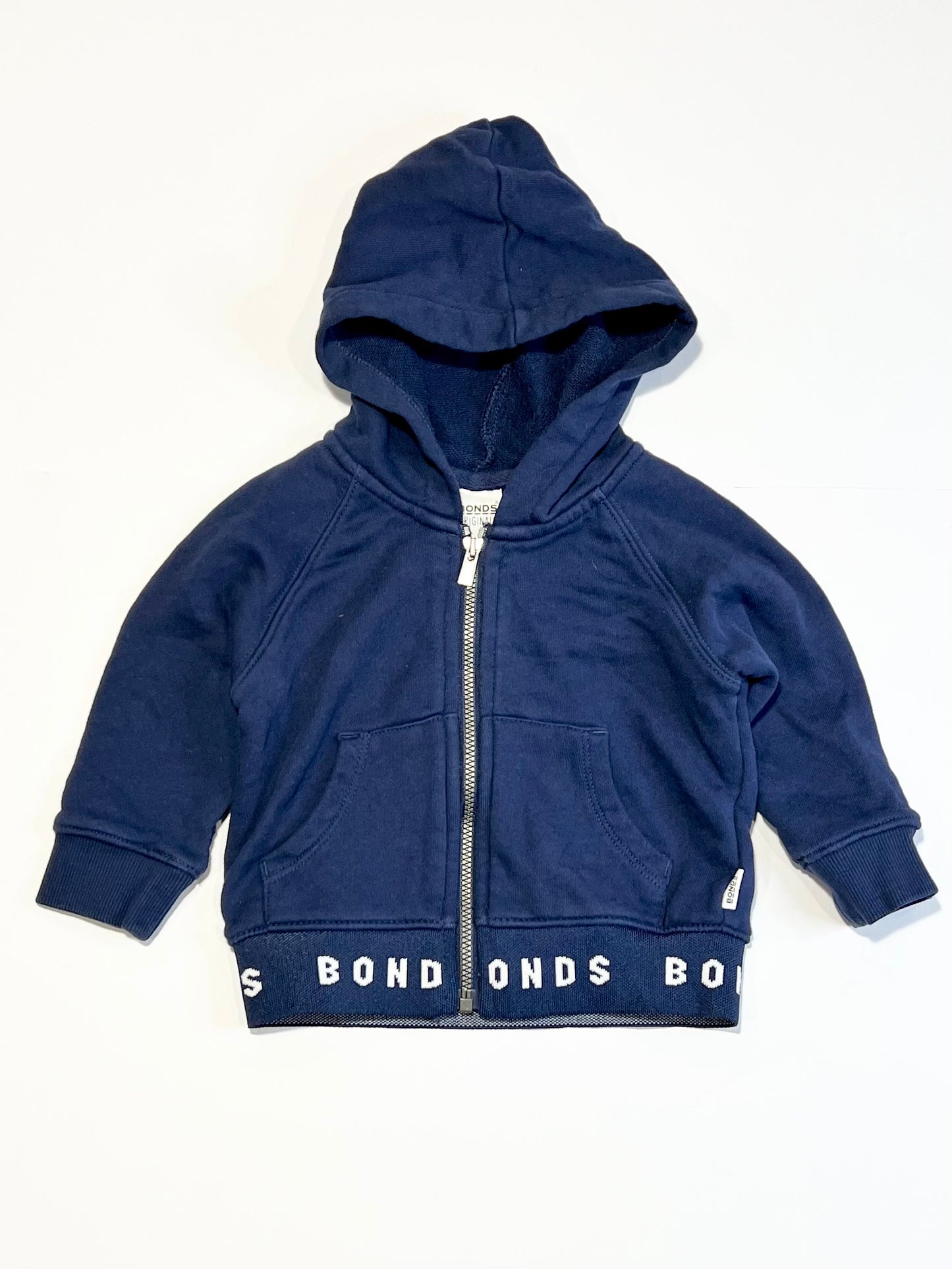 Navy zip hoodie - Size 0