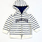 Striped zip hoodie - Size 0