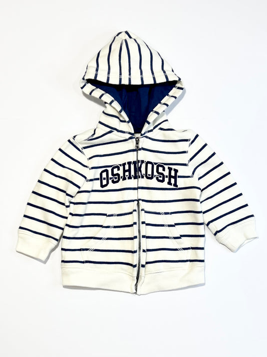 Striped zip hoodie - Size 0