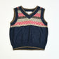 Navy knit vest - Size 6-9 months