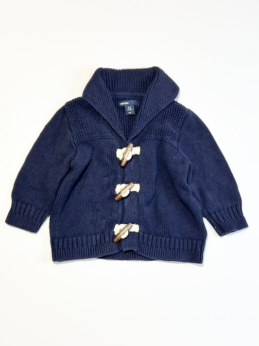 Navy knit jacket - Size 0