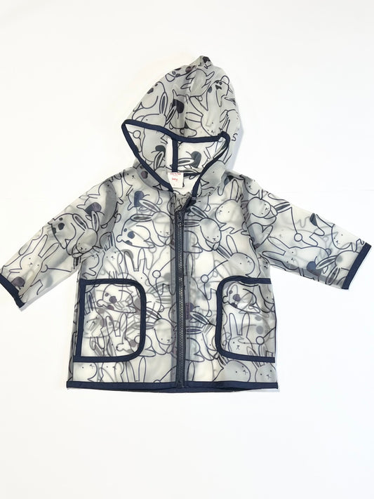 Bunnies rain jacket - Size 0