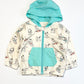 Snoopy spray jacket - Size 9-12 months