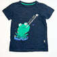 Navy froggy tee - Size 4