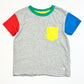 Block colour tee - Size 4