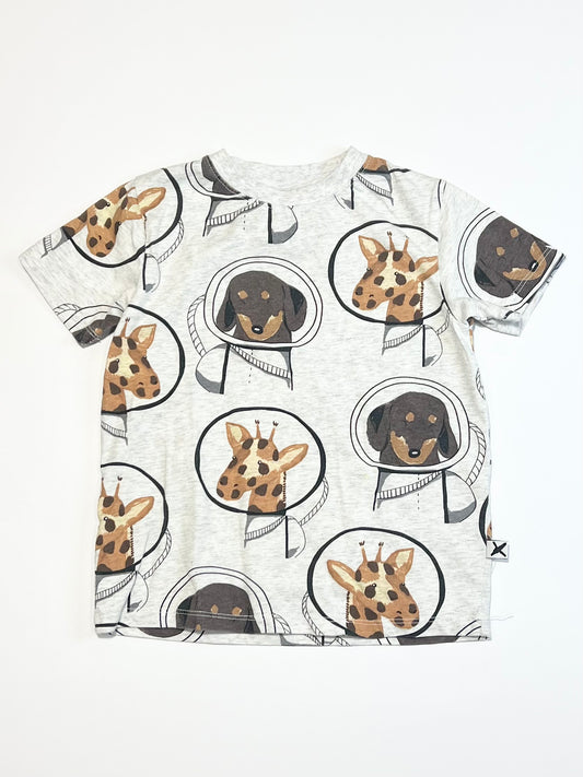 Space animals tee - Size 4