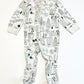 Ribbed zip onesie - Size 6-9 months