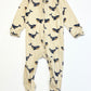 Whales zip onesie - Size 0