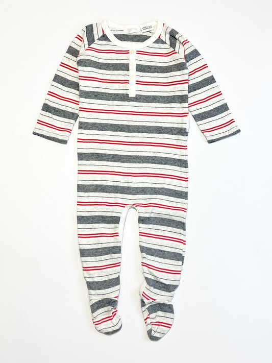 Ribbed striped onesie - Size 0