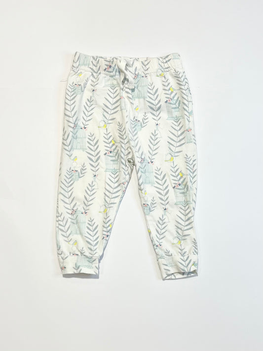 Leafy birds leggings - Size 0