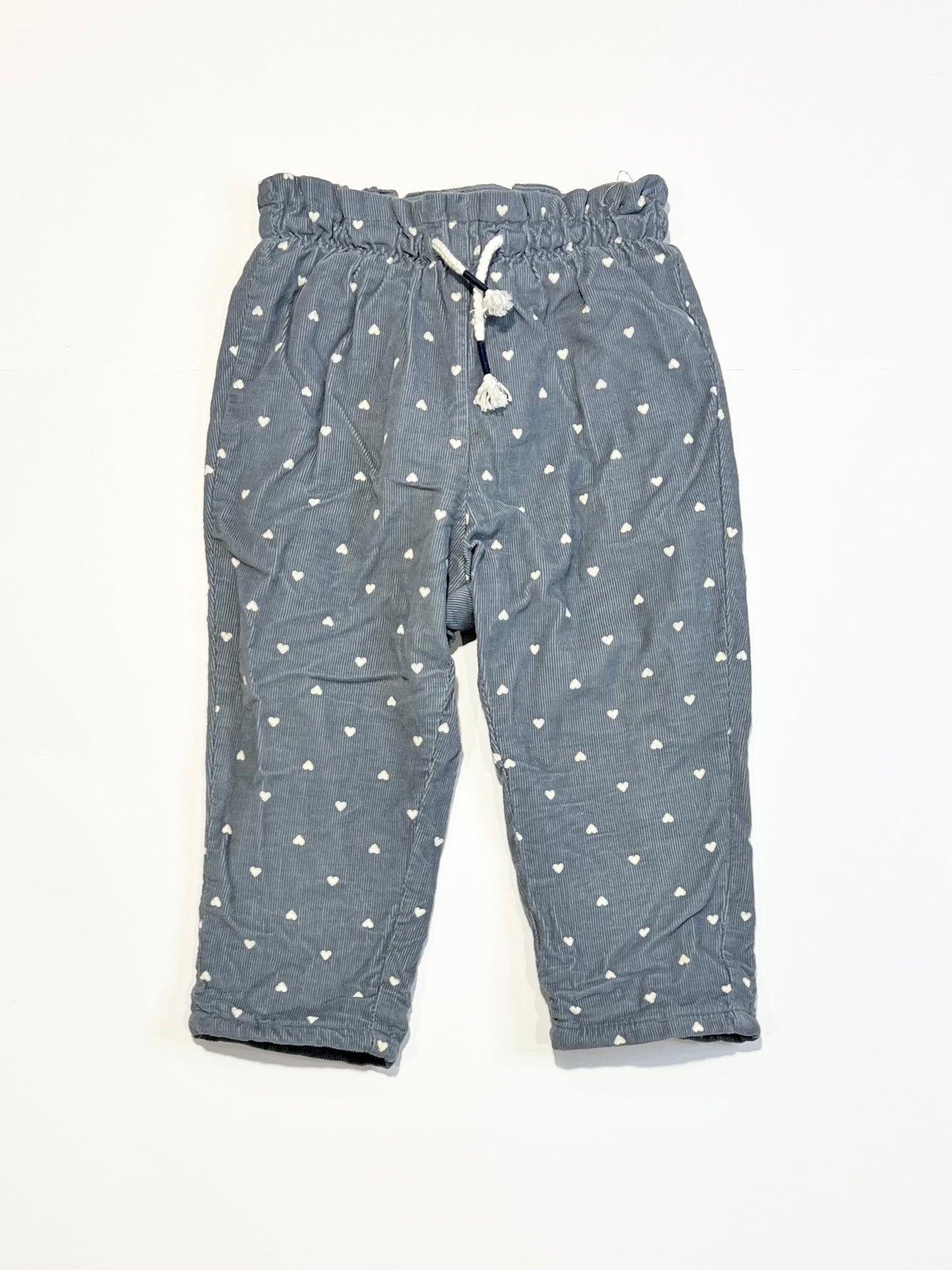 Grey corudoy pants - Size 9-12 months