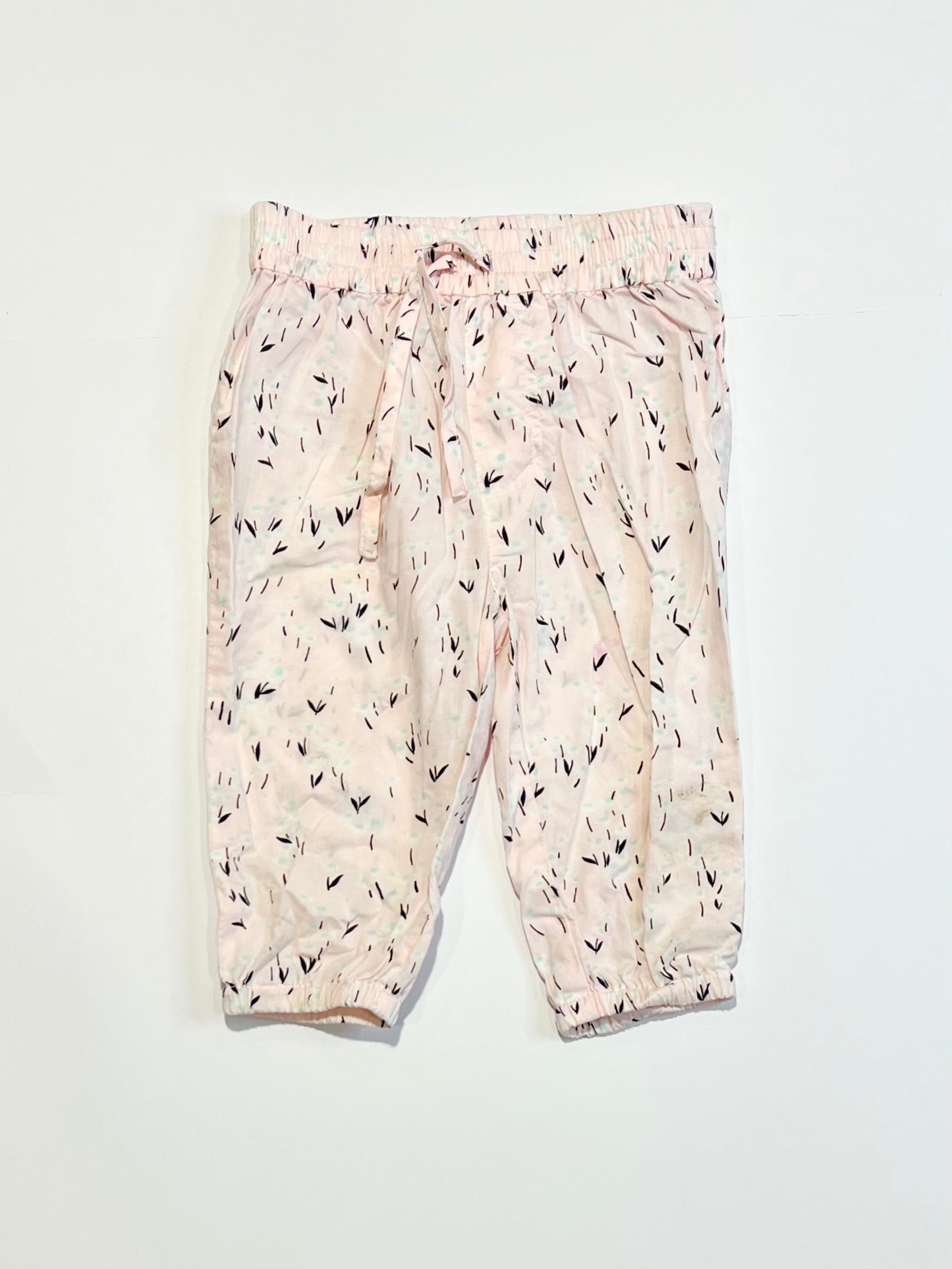 Floral cotton pants - Size 0