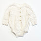 Speckled cotton bodysuit - Size 6-9 months