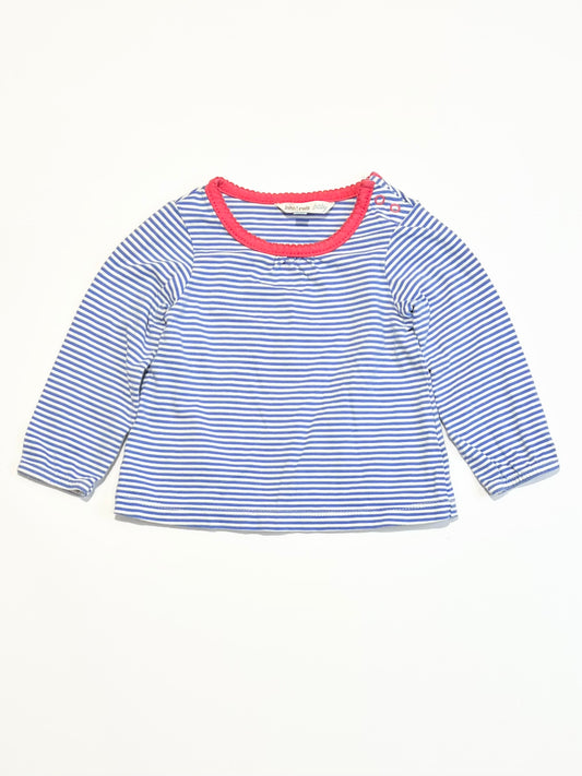 Striped top - Size 6-9 months