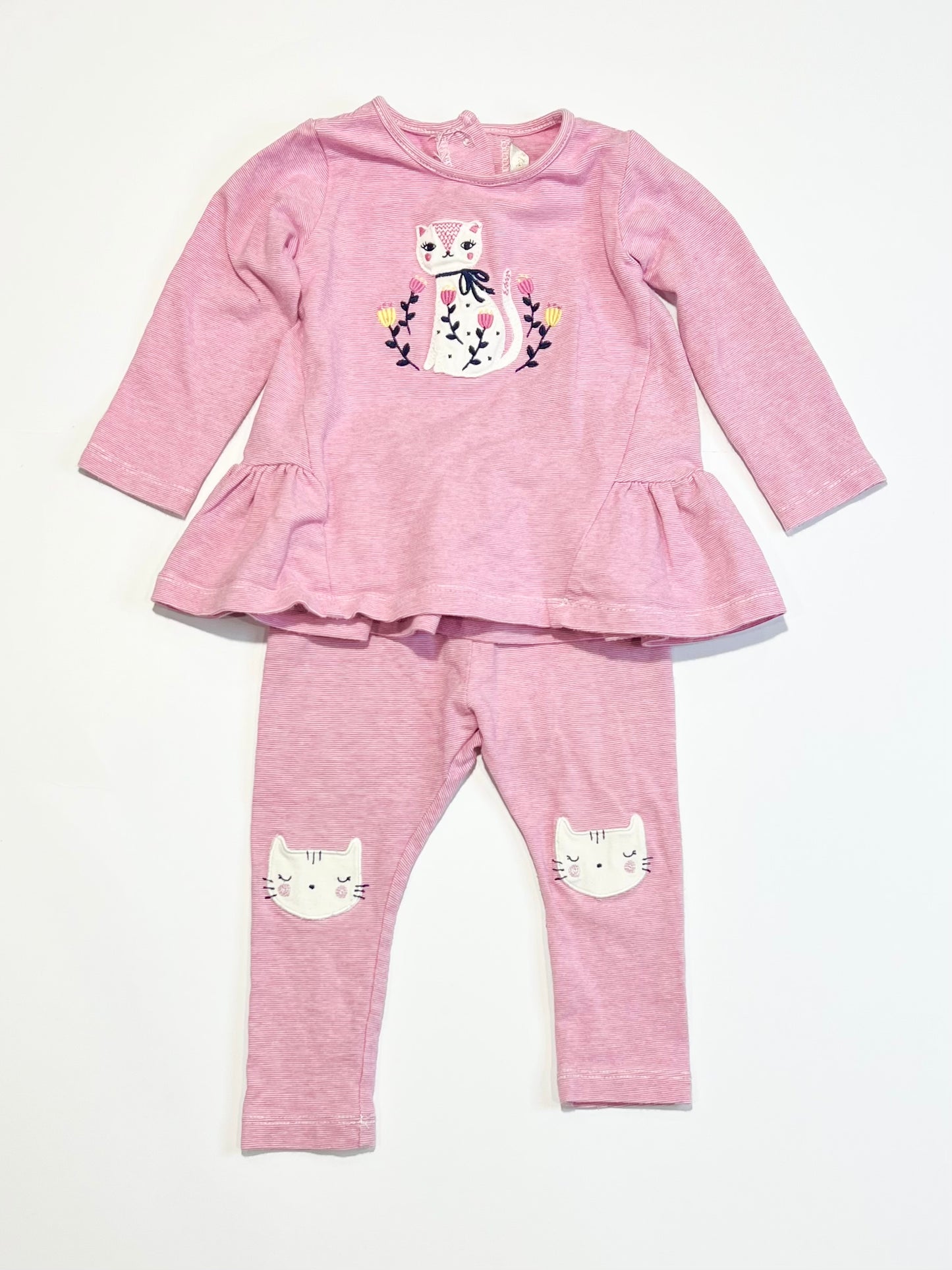 Jersey cat set - Size 6-9 months