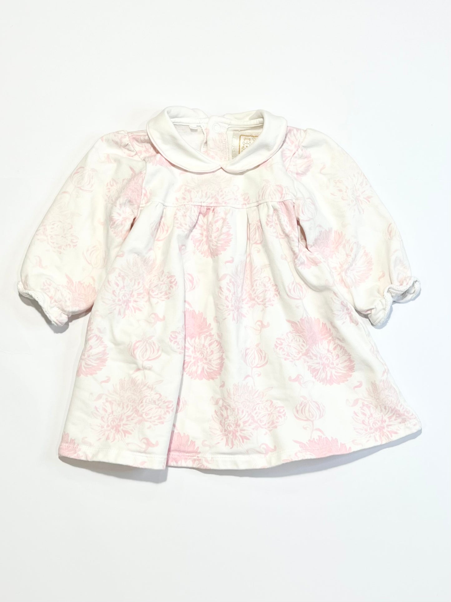 Floral jersey dress - Size 6-9 months