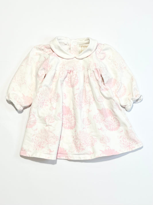 Floral jersey dress - Size 6-9 months