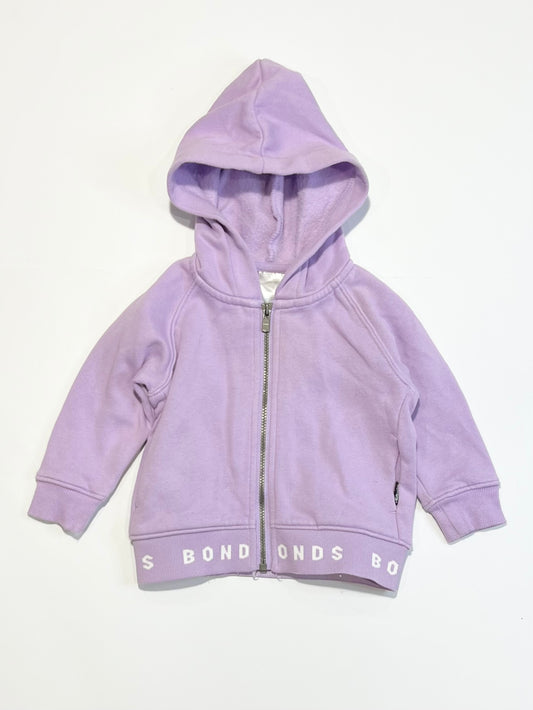 Purple zip hoodie - Size 0