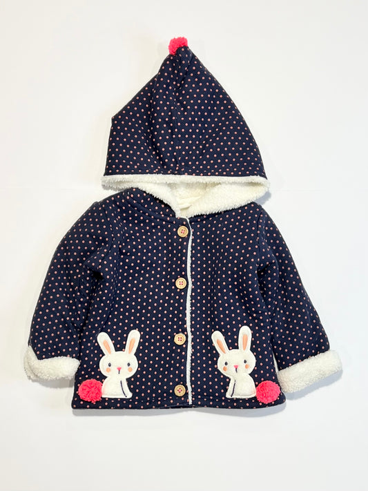 Spotty bunny jacket - Size 0