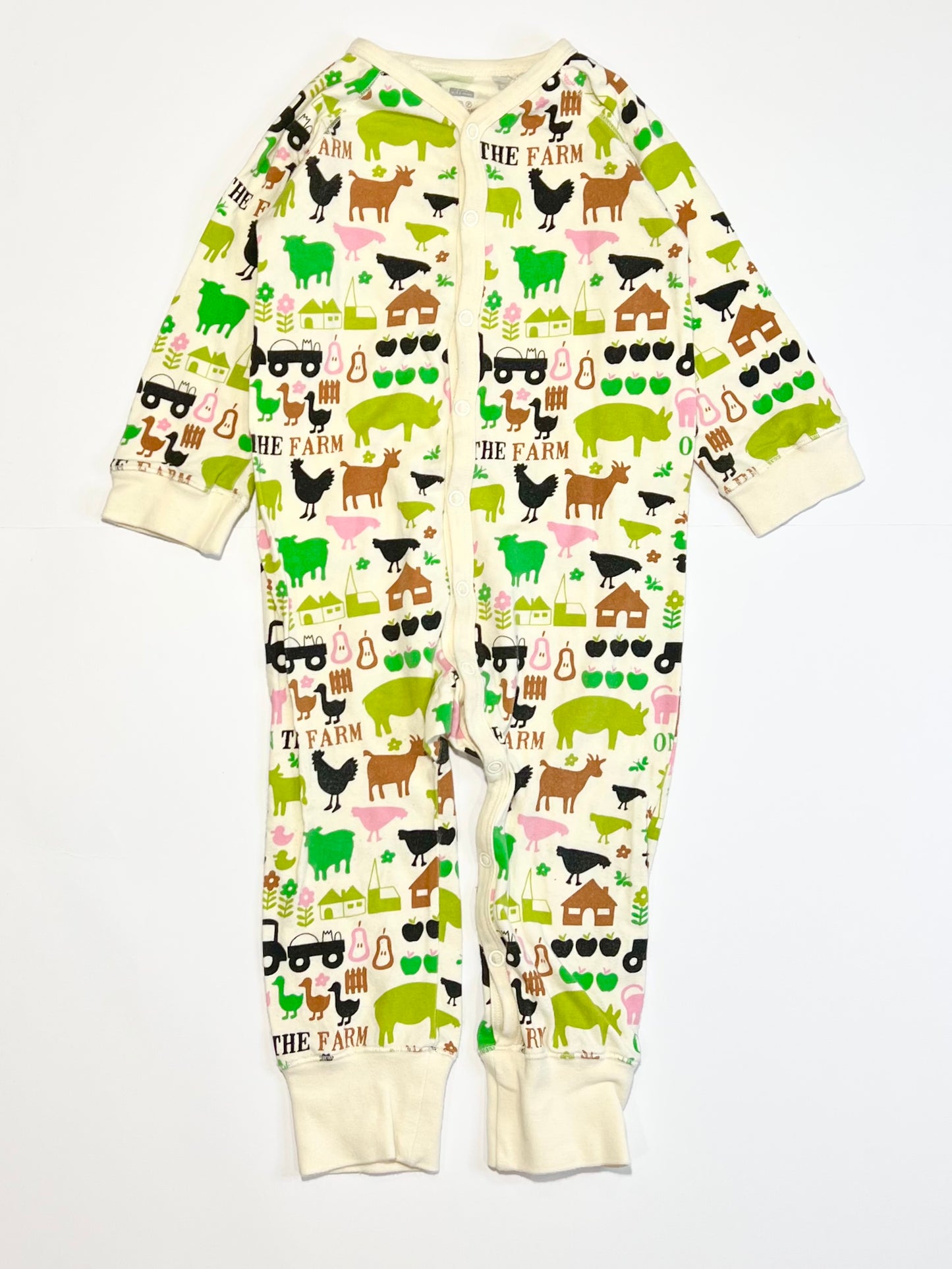 Farm animals onesie - Size 9-12 months