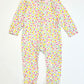 Floral zip onesie - Size 6-9 months