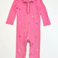 Pink embroidered onesie - Size 9-12 months