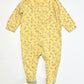 Yellow floral onesie - Size 6-9 months