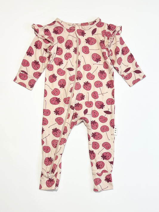 Fruity zip onesie - Size 0