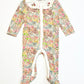 Floral onesie - Size 6-9 months