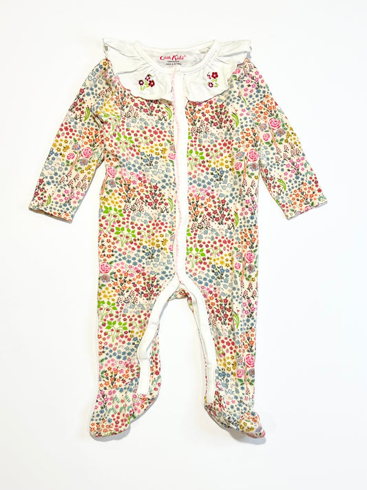 Floral onesie - Size 6-9 months